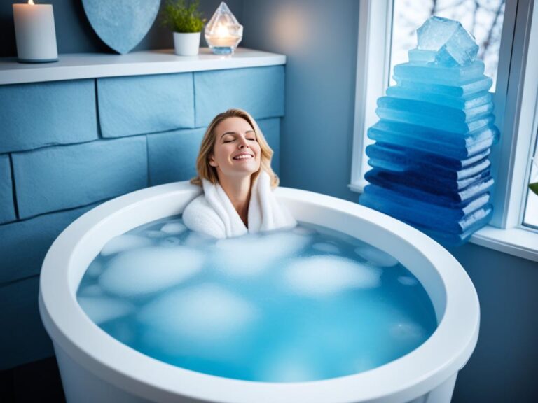 Winterwellness: Eisbaden kombiniert mit Sauna und heißen Bädern